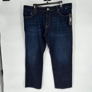 NWT Mavi‎ Matt Relaxed Straight Leg Stretch Men's Jeans Blue Size 38x28